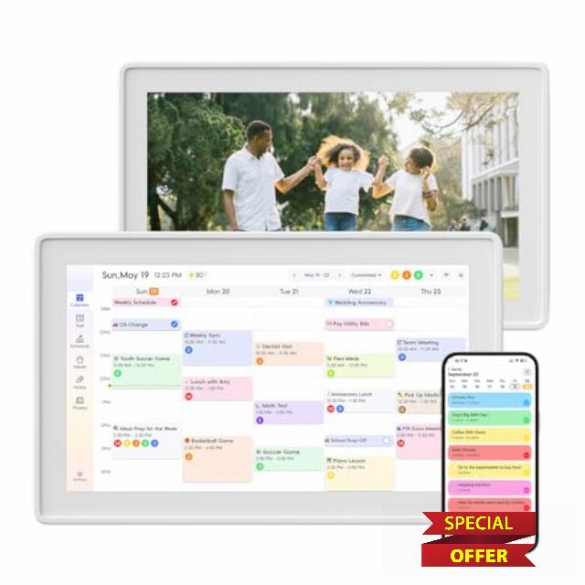 15.6-inch Digital Picture Frames for Family Management