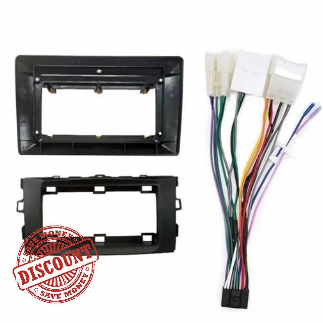 In-Dash Mounting Frames Car Radio Fascia Frame For Toyota For Auris E150 2006-2011 2Din GPS DVD Stereo Panel Dash Mount Installation Trim Kit Frame(Frame an canbus)