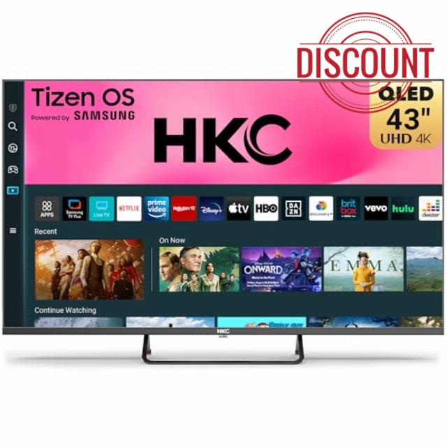 HKC 43 inch 4K QLED Smart TV
