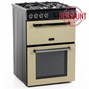 Tesla Dual Fuel Cooker - Freestanding Cream