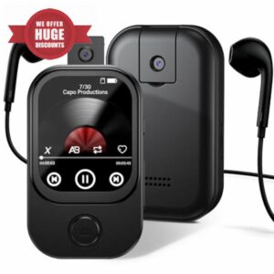 64GB MP3 Player Bluetooth with 180° Embedded Camera