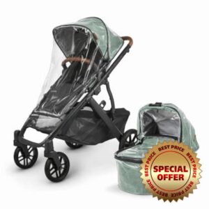 Rain Cover for UPPAbaby Vista Stroller – Custom Fit Waterproof Weather Shield