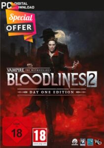 Vampire: The Masquerade Bloodlines 2 Day One Edition (Code in a Box) (PC) (64-Bit)