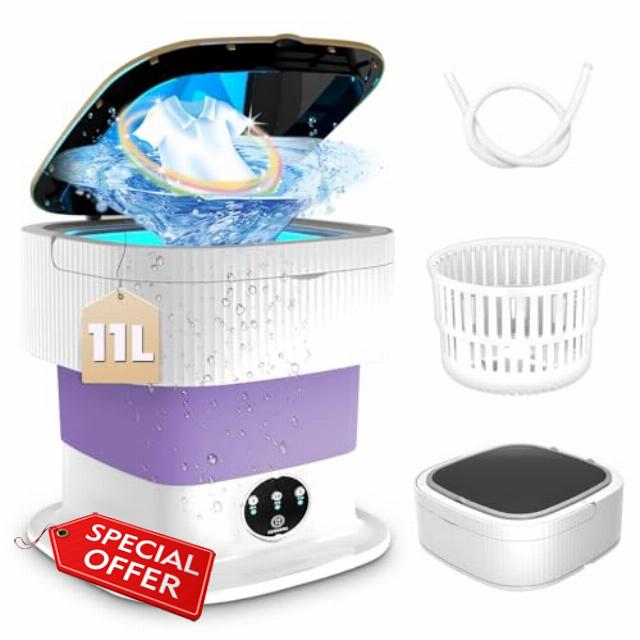 11L Portable Washing Machine with Spin Dryer