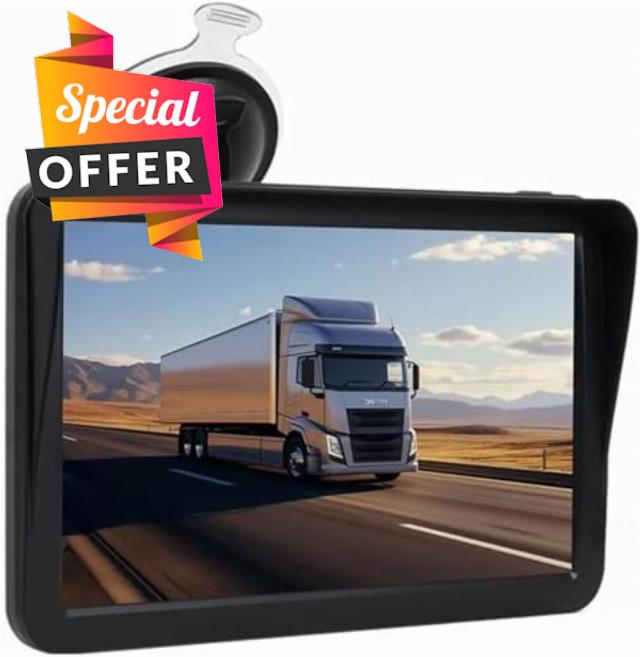 Moxier Car Sat Nav Car Stereo 7" HD Touch Screen Portable Navigation Radio Vedio Player Bluetooth WiFi