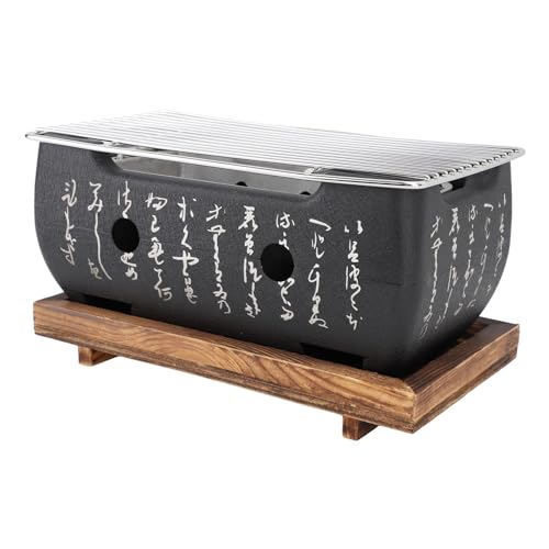 Japanese Charcoal Grill with Aluminum Design
