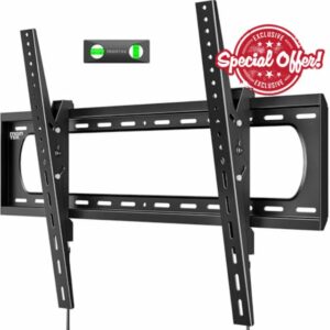monTEK Heavy Duty Tilting TV Wall Bracket for 60–120” Large TVs up to 136kg