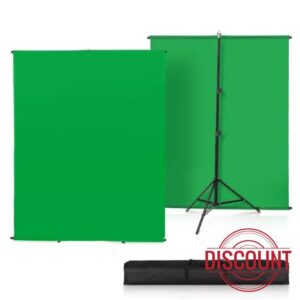 Green Screen Backdrop Kit with Stand