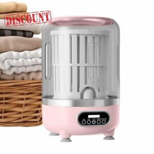 3-In 1 Portable Washing Machine - 3-Mode With Rotate Basket | 3000mAh Small Washing Machine With Spin-Dry Function For Underwear | For Travel Camping Bathroom Clothes Socks T-Shirt Underpants