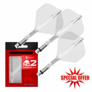 Target Darts K-Shift No.2 Integrated Flights & Shafts | K Shift No.2 Flight & Shaft System