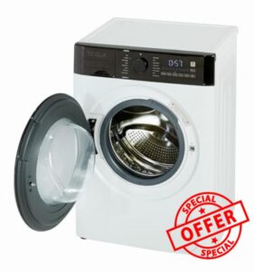 Tesla Washing Machine - 10kg Freestanding White A Energy