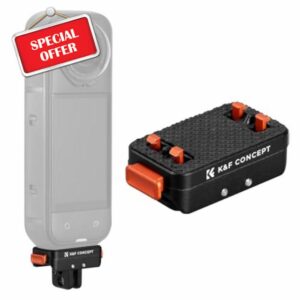 K&F CONCEPT 1Pcs Magnetic Quick Release Adapter Mount Compatible with Insta360 X5
