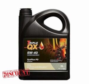 Engine Oil Triple QX 5W40 SynPlus 5L 5 Litre PD Fully Synthetic
