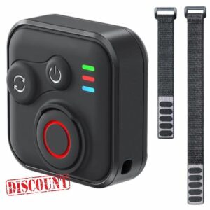 Bluetooth Remote Control for Insta360 Go Ultra/X5/X4 Air/X4/X3/Ace Pro 2/Ace Pro/GO3S/GO3/DJI Osmo Action 6/5 Pro/4/360/GoPro Max 2/Hero 13/12/11/IOS/Android Accessories 50m Range 96h Fast Charging