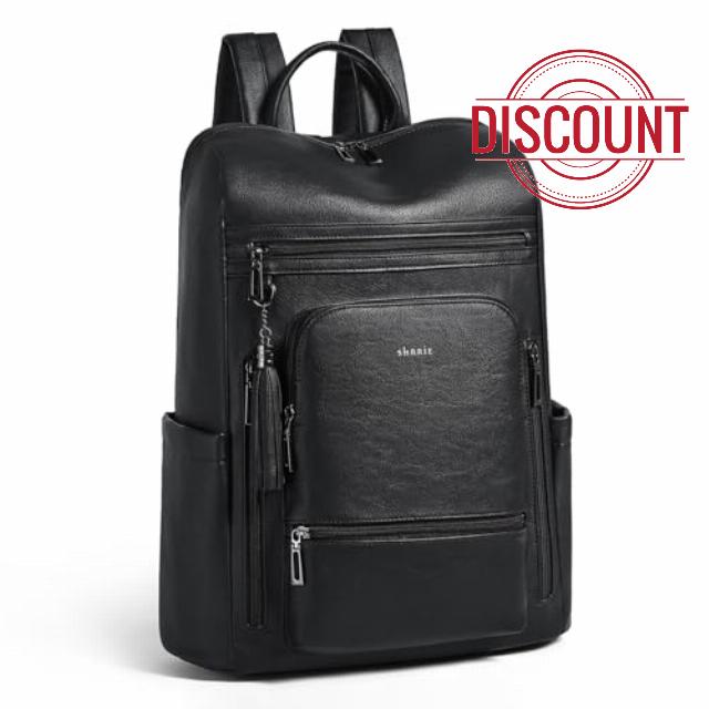 Shrrie Upgraded Large Travel Laptop Backpack Fits 17 inch Laptop