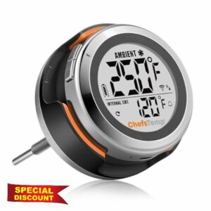 ProTemp S1 Patented Smart Grill Gauge Thermometer Hub Wi-Fi and Bluetooth for Weber Big Green Egg Grills Smoker Offset Upgrade Replacement Accessories (BGE Version
