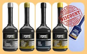 Forte Ultimate 4 Pack - DPF Cleaner + Specialist Injector Cleaner - Turbo Cleaner and Diesel Treatment - Pefrect Complete Additives Pack for Diesel Engines With Free Air Freshne