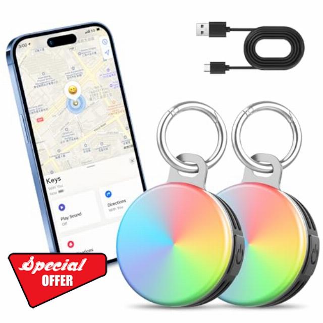 2-in-1 Air Tracker Tags-2Pack