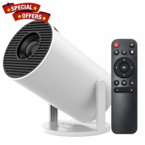 Mini Projector Portable with WIFI 6 and Bluetooth