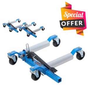KATSU Tools Heavy Duty Car Wheel Skates Dollies Set of 2