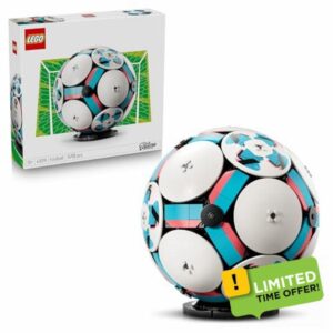 LEGO Editions Football Toy - 3D Display Model Kit w/Interactive Miniature Stadium - Birthday Gift for 10+ Year Old Boys
