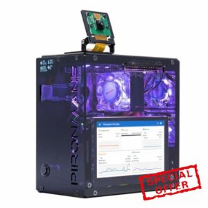 Pironman 5 Pro Max Mini PC Case with 4.3” Touch Screen for Raspberry Pi 5
