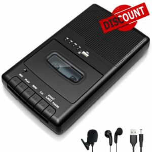 Portable Cassette Player Tape Recorder