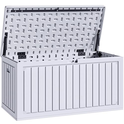 HDPE Resin Deck Box with Lockable Lid & Side Handles