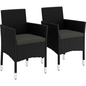 Outdoor Garden Armchairs with Cushions