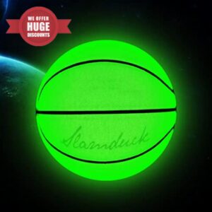 Glowing Holographic In The Dark Luminous Basketball No.7 Ball for Night Game Light Up Basketball Toys Perfect Enthusiasts