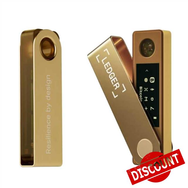 Nano X Krypto Hardware Wallet Bluetooth – Sicheres Cold Wallet mit CC EAL5+ zertifiziertem Chip für Bitcoin