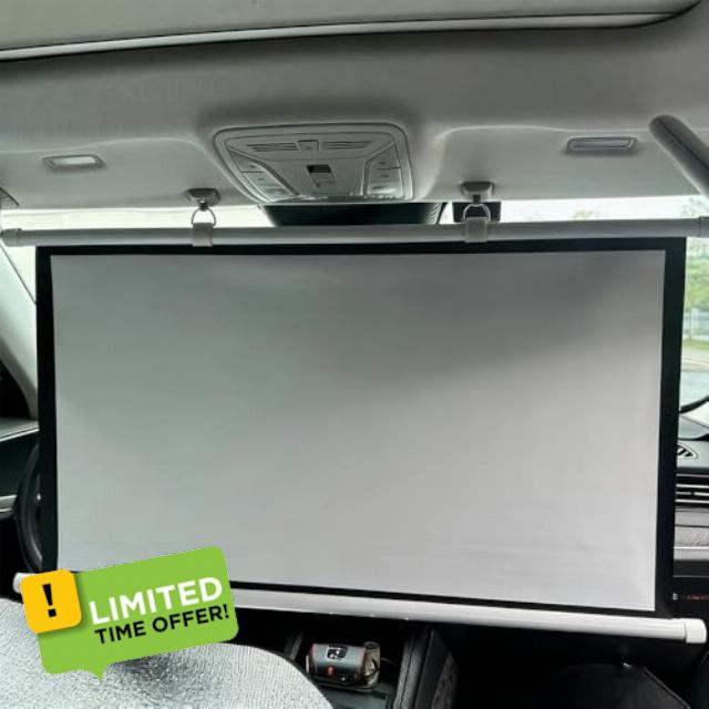 Projector Screen 30" 40" Portable Projector Screen For Car