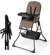 COSTWAY High Chairs for Babies and Toddlers, 8 in 1 Convertible Highchair/Toddler Table Chair Set...