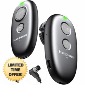 for Nikon Camera Rechargeable Remote Shutter Release - Wireless Remote Control for Nikon Z8/Z6 III/D7500/D850/Z5/P1000/P1100/Z9/D750/D5600/Z6/D3300/D3200/D3100/Z7 II/D500/Z7