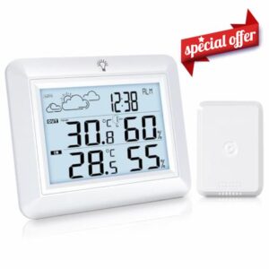 Urageuxy Wireless Weather Station with Outdoor Sensor
