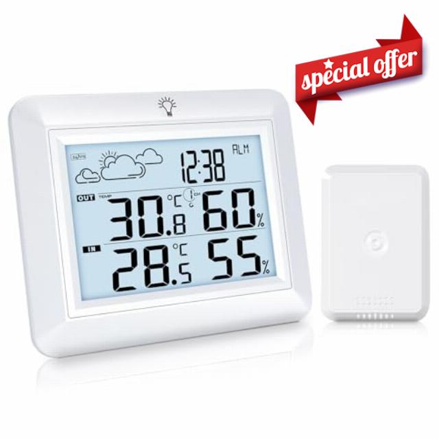 Urageuxy Wireless Weather Station with Outdoor Sensor