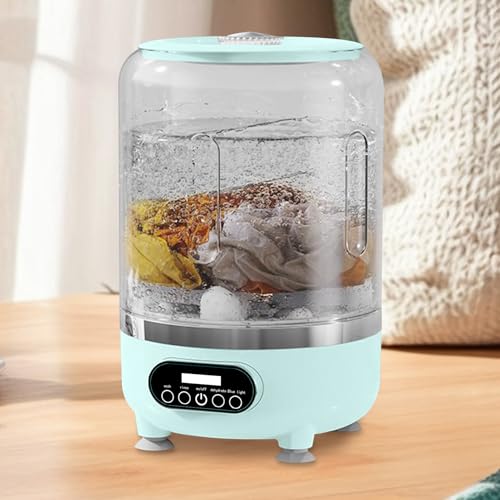 3L Laundry Appliance Rechargeable - Small Washing Machine for Underwear - for Underpants Socks Baby Clothes Pet Bedding Swimsuit T-Shi