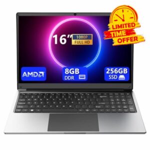 laptop 16-inch 8GB DDR 256GB SSD portable laptop computer