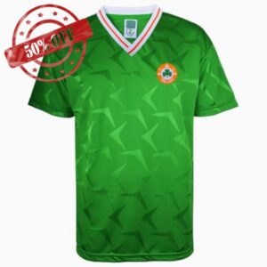 Score Draw Ireland 1990 Retro Shi