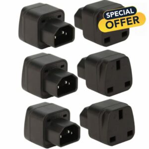 C14 to UK Outlet Socket