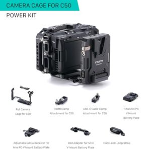 Camera Cage Power Kit Compatible with C50 with ARCA Receiver