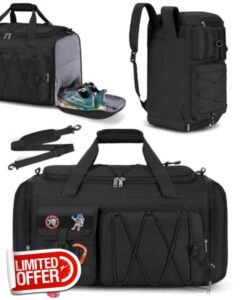 RAINSMORE Sports Gym Bag for Men Women