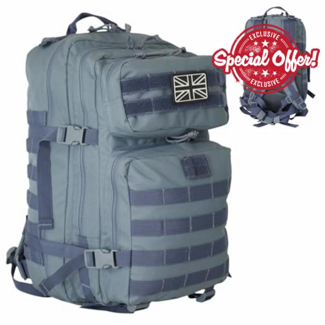 Military Tactical Backpack 21L – Heavy Duty Multi-Pocket MOLLE Rucksack with 180° Opening