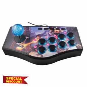 Fpreeza Retro Game Rocker Controller Usb Joystick For Ps2//Pc/Android Smart Tv Built-In Vibrator Eight Direction Joystick(No.A)