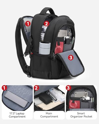 30L Black Waterproof Backpack