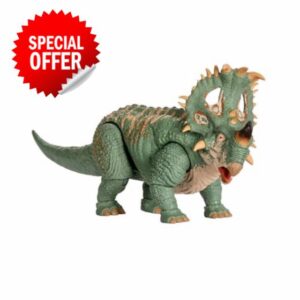 Mattel Jurassic World Hammond Collection Sinoceratops Deluxe Articulated Action Figure Large Size