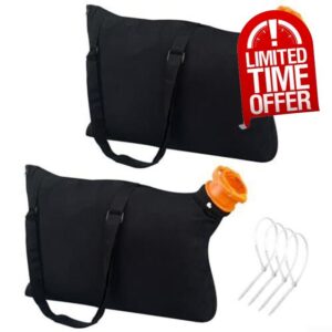 Replacement For Leaf Collection Bag Set Of 2 For Worx WG500 WG501 WG502 WG505 WG509 WGBAG500 50026858 50015035