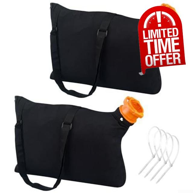 Replacement For Leaf Collection Bag Set Of 2 For Worx WG500 WG501 WG502 WG505 WG509 WGBAG500 50026858 50015035