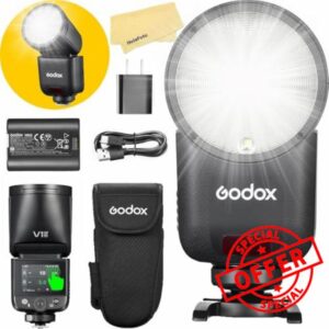 Godox V1 Mid N Camera Flash for Nikon Camera Flash Speedlite Speedlight