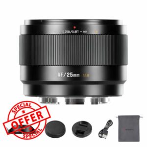 7Artisans AutoFocus 25mm F1.8 APS-C Frame LITE series Lens F1.8 Large Aperture